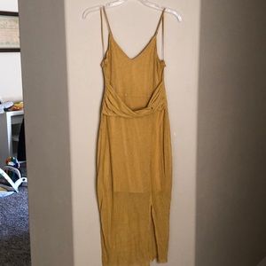 Express Mustard Summer Dress